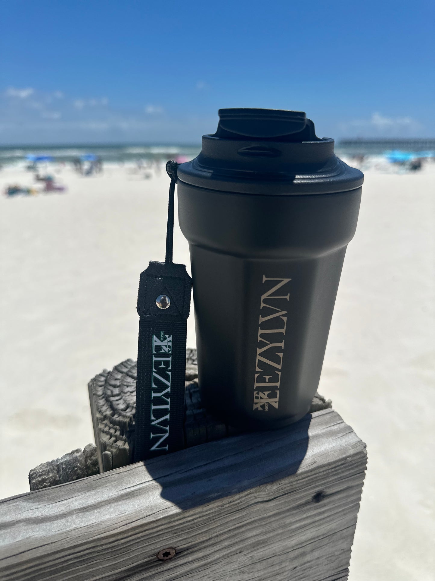 EZ| “Black” Stainless steel tumbler(16oz)
