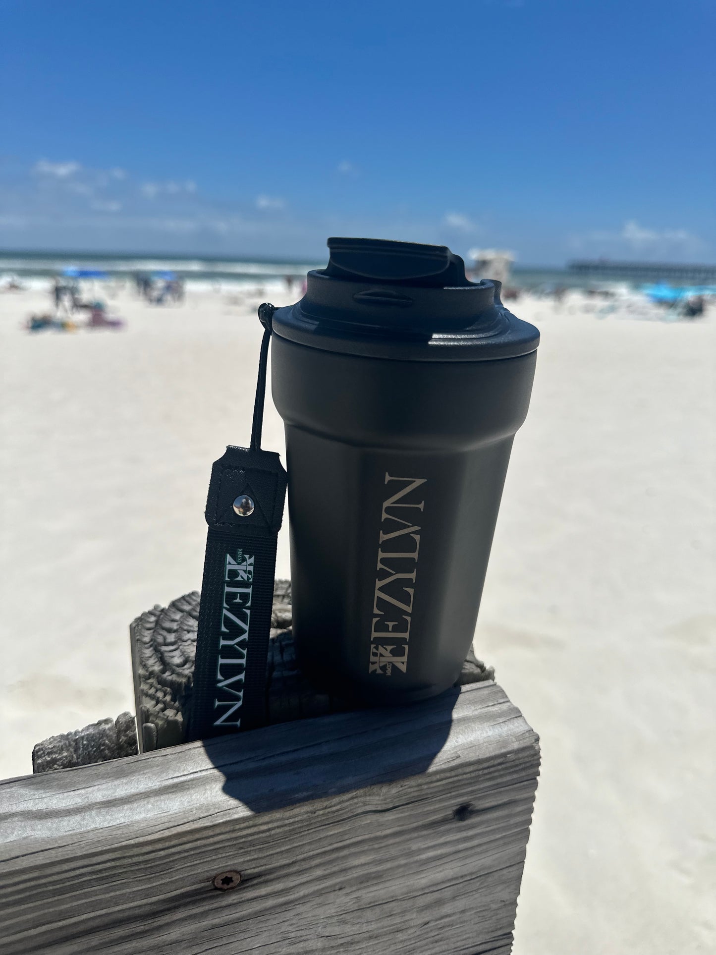 EZ| “Black” Stainless steel tumbler(16oz)