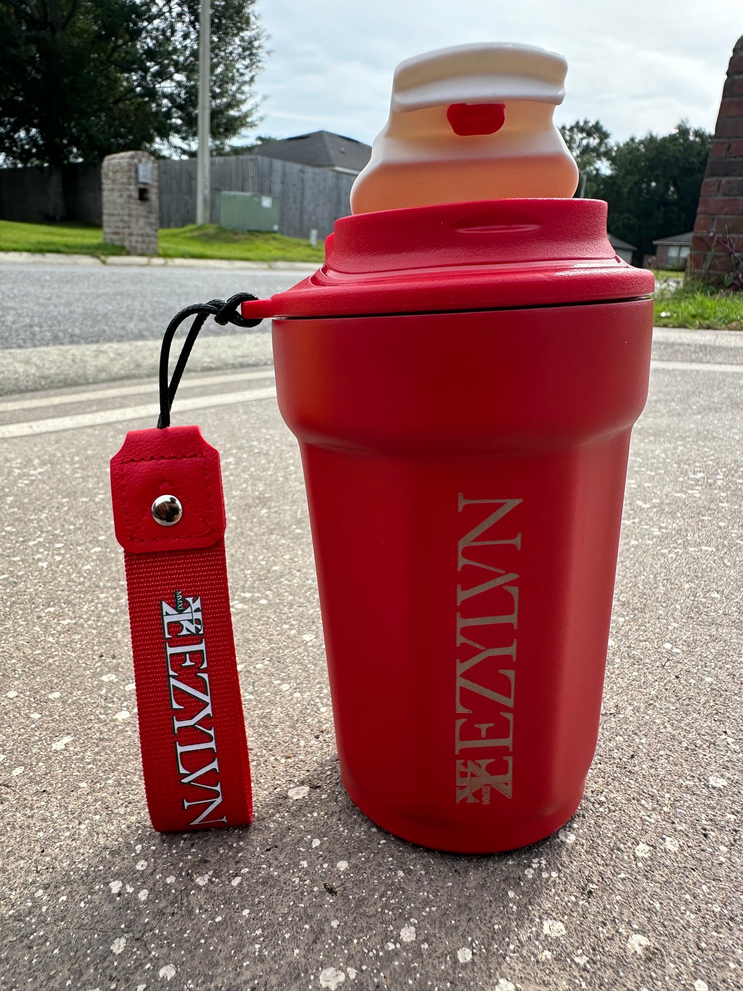EZ| “Red” Stainless steel tumbler(16oz)