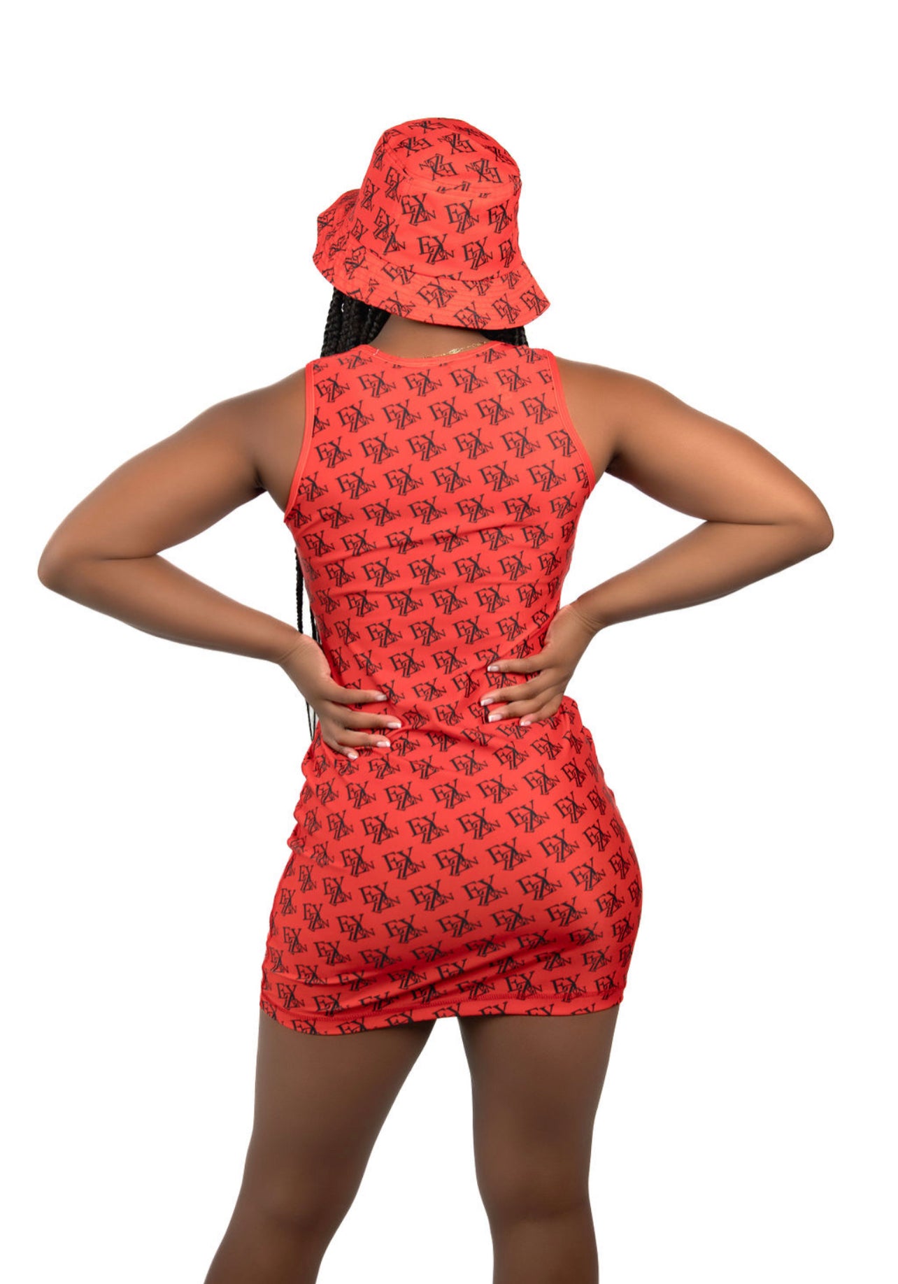 EZY| Red/Black Dress