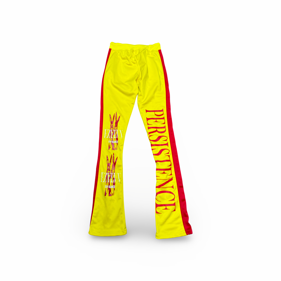 EZY| Yellow/Red “Addictive” Trackpants