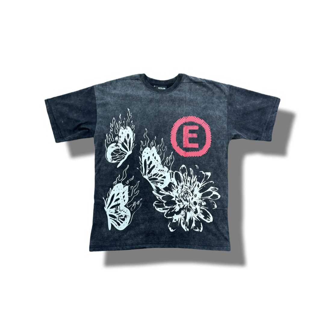 EZY| Acid Wash “Beauty in struggle”tee