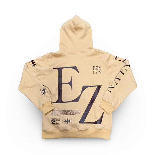 EZY| Tan/Brown “EZ” Hoodie